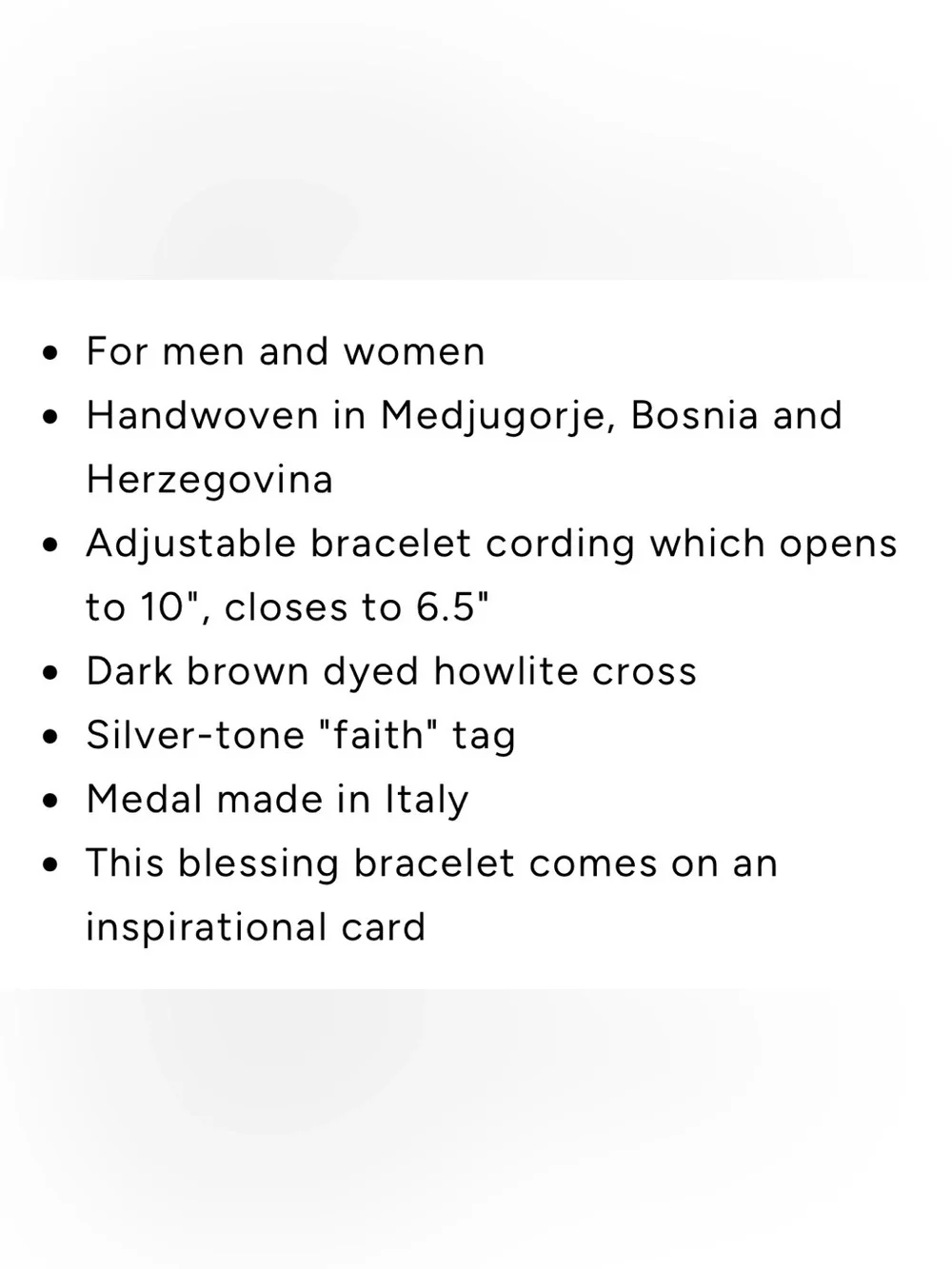 My Saint My Hero Faith Confirmed Bracelet For Men & Women NWT